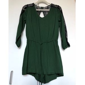 Ella Moss Dark Green Romper